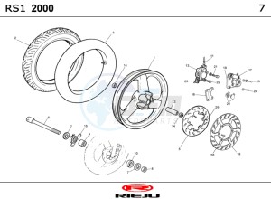 RS1-50-RACING-RED drawing WHEELS - RIMS