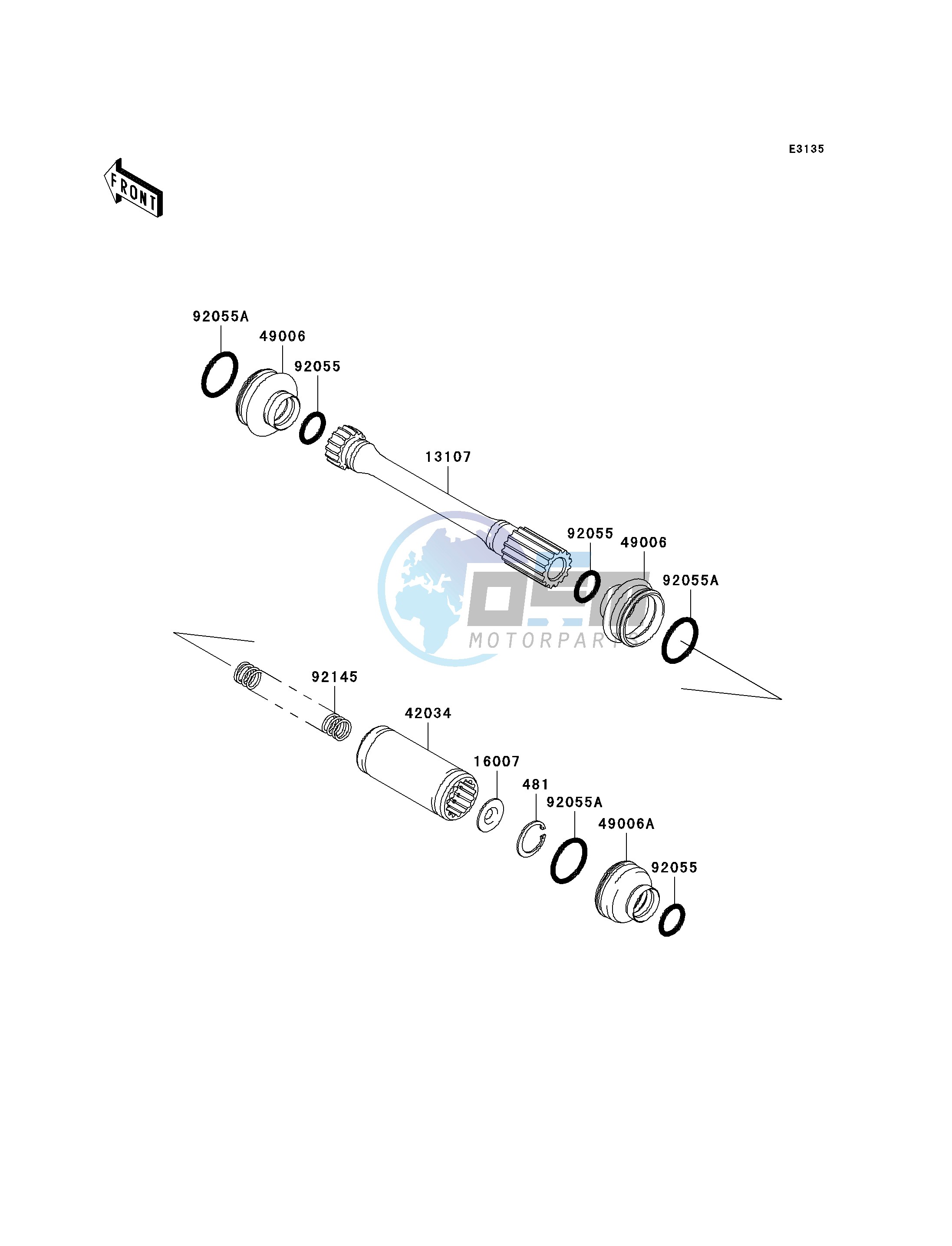 DRIVE SHAFT-PROPELLER-- C1- -