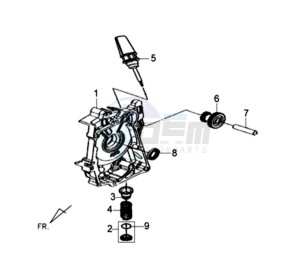 JET 4 50cc drawing CRANKCASE RIGHT / START MOTOR