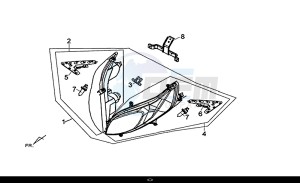 CRUISYM 300 (LV30W1-EU) (L8-M0) drawing HEAD LIGHT