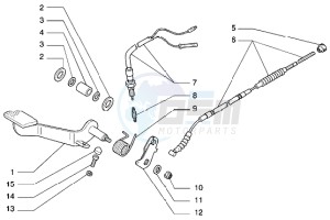 Cougar 125 drawing Brake lever