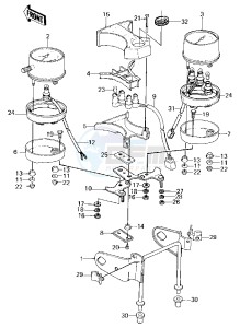 KZ 440 D [LTD BELT] (D1) [LTD BELT] drawing METERS -- 80 D1- -