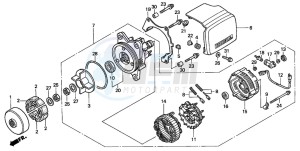 GL1500C drawing GENERATOR