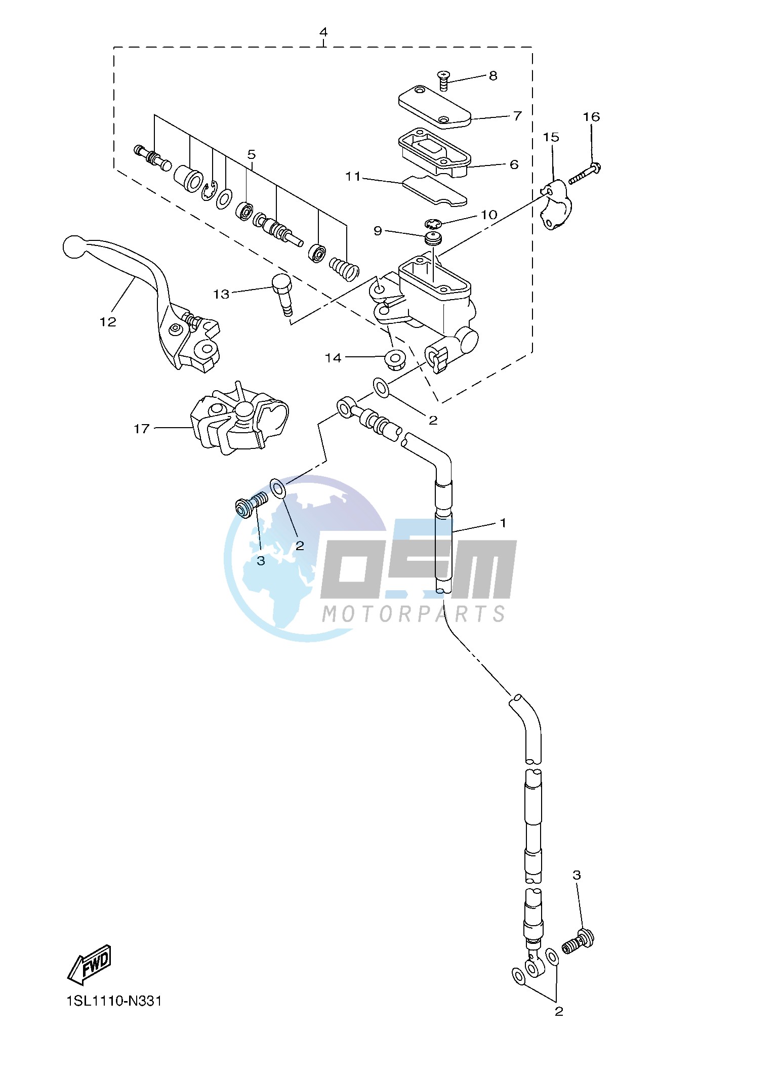 FRONT MASTER CYLINDER