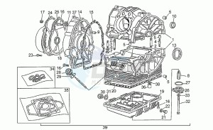 Nevada 750 drawing Crankcase