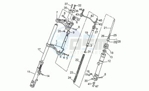 V 65 650 Polizia - PA NuovoTipo Polizia/PA NuovoTipo drawing Front fork 35mm