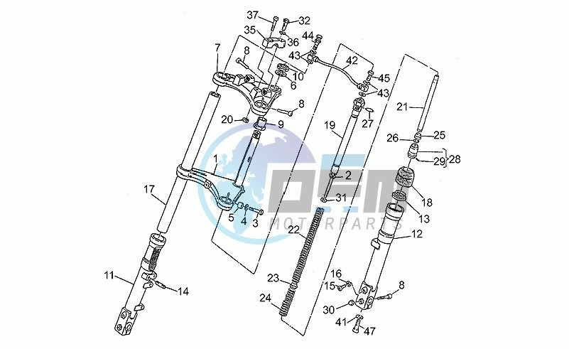 Front fork 35mm