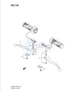 AN400Z drawing HANDLE LEVER (AN400ZAL1 E19)