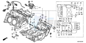 VFR800XC drawing CRANKCASE