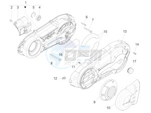 MP3 500 LT E4 Sport - Business (EMEA) drawing Crankcase cover - Crankcase cooling