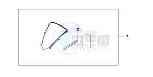 CBR600RRA E drawing WINDSCREEN