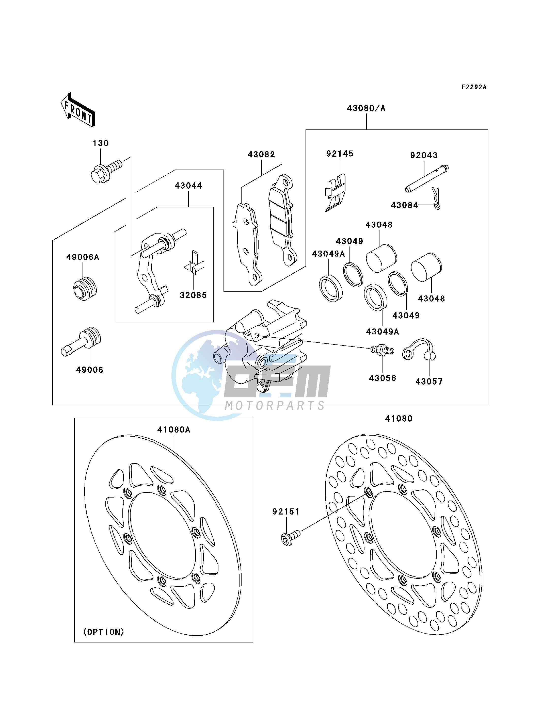 FRONT BRAKE-- A4_A5- -