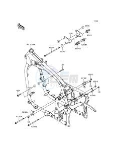 VULCAN 900 CLASSIC VN900BFF GB XX (EU ME A(FRICA) drawing Engine Mount