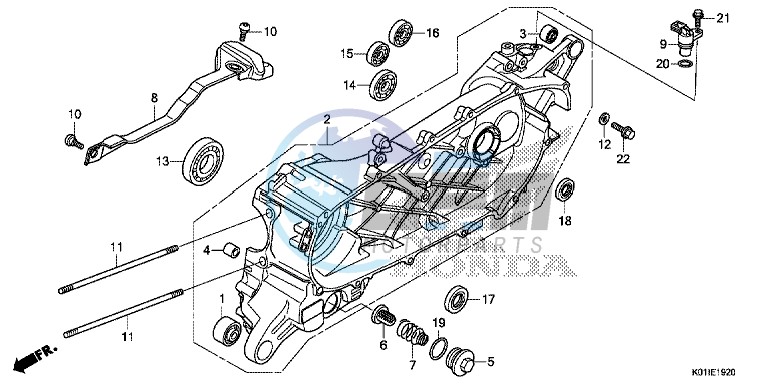 LEFT CRANKCASE