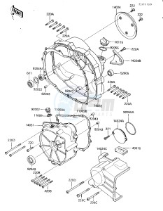 KLF 185 A [BAYOU 185] (A1-A1A) [BAYOU 185] drawing ENGINE COVERS