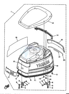 L130BETO drawing FAIRING-UPPER