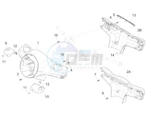 GTS 250 (EMEA, APAC) (AU, Eu, IL, J, Ri) drawing Handlebars coverages