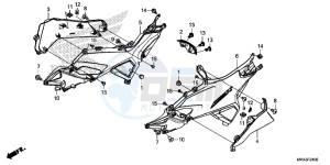 NC750XDG SH125AS UK - (E) drawing SIDE COVER