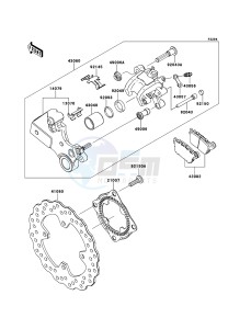 NINJA_ZX-10R ZX1000JDF FR XX (EU ME A(FRICA) drawing Rear Brake