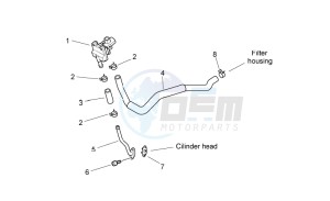 Pegaso Strada-Trail 650 ie drawing Secondary air