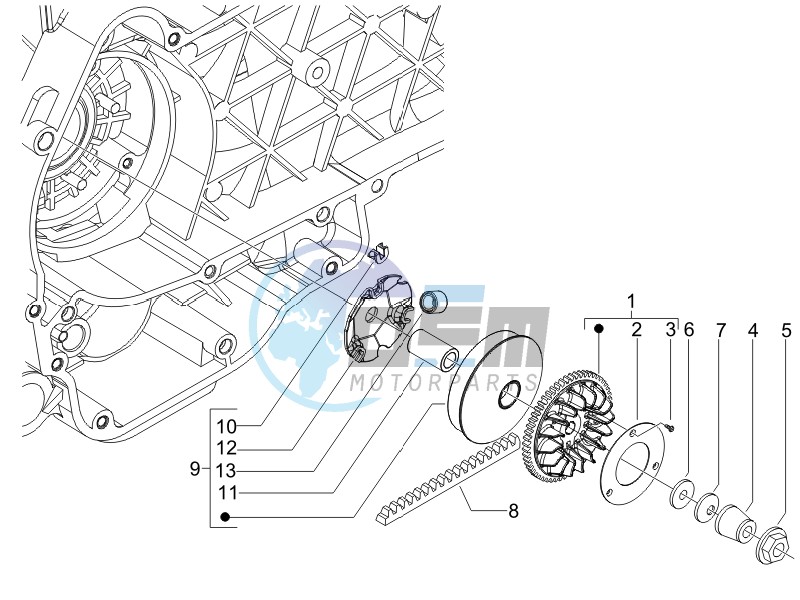 Driving pulley