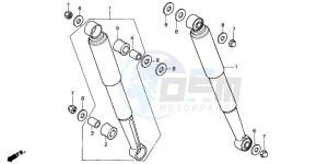 C90ST 70 drawing REAR CUSHION