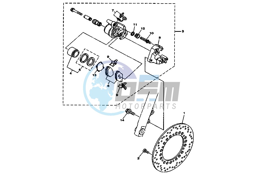 FRONT BRAKE CALIPER