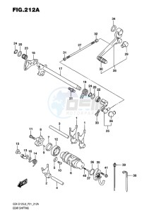 GSX-S125 MLX drawing GEAR SHIFTING