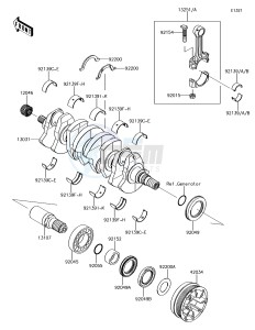 JET_SKI_ULTRA_310X JT1500LFF EU drawing Crankshaft