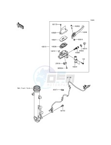 VULCAN S ABS EN650BGFA XX (EU ME A(FRICA) drawing Front Master Cylinder