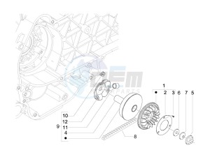 Fly 150 4t e2-e3 (Vietnam) Vietnam drawing Driving pulley