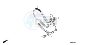 TRX250TEA Europe Direct - (ED / EC) drawing CAM CHAIN/TENSIONER