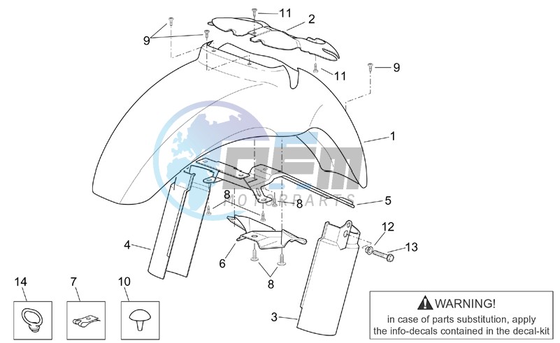 Front body - Front mudguard