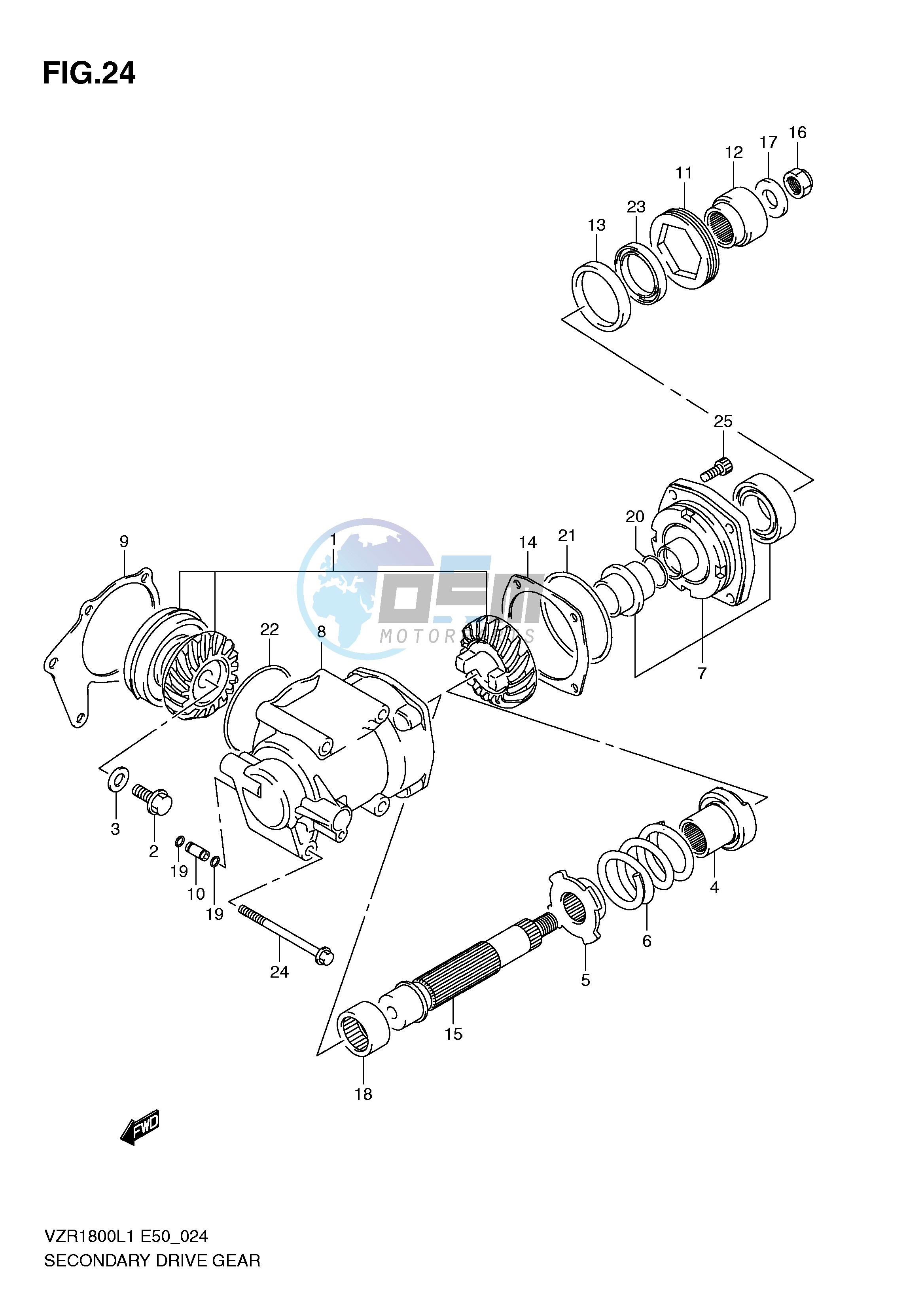 SECONDARY DRIVE GEAR