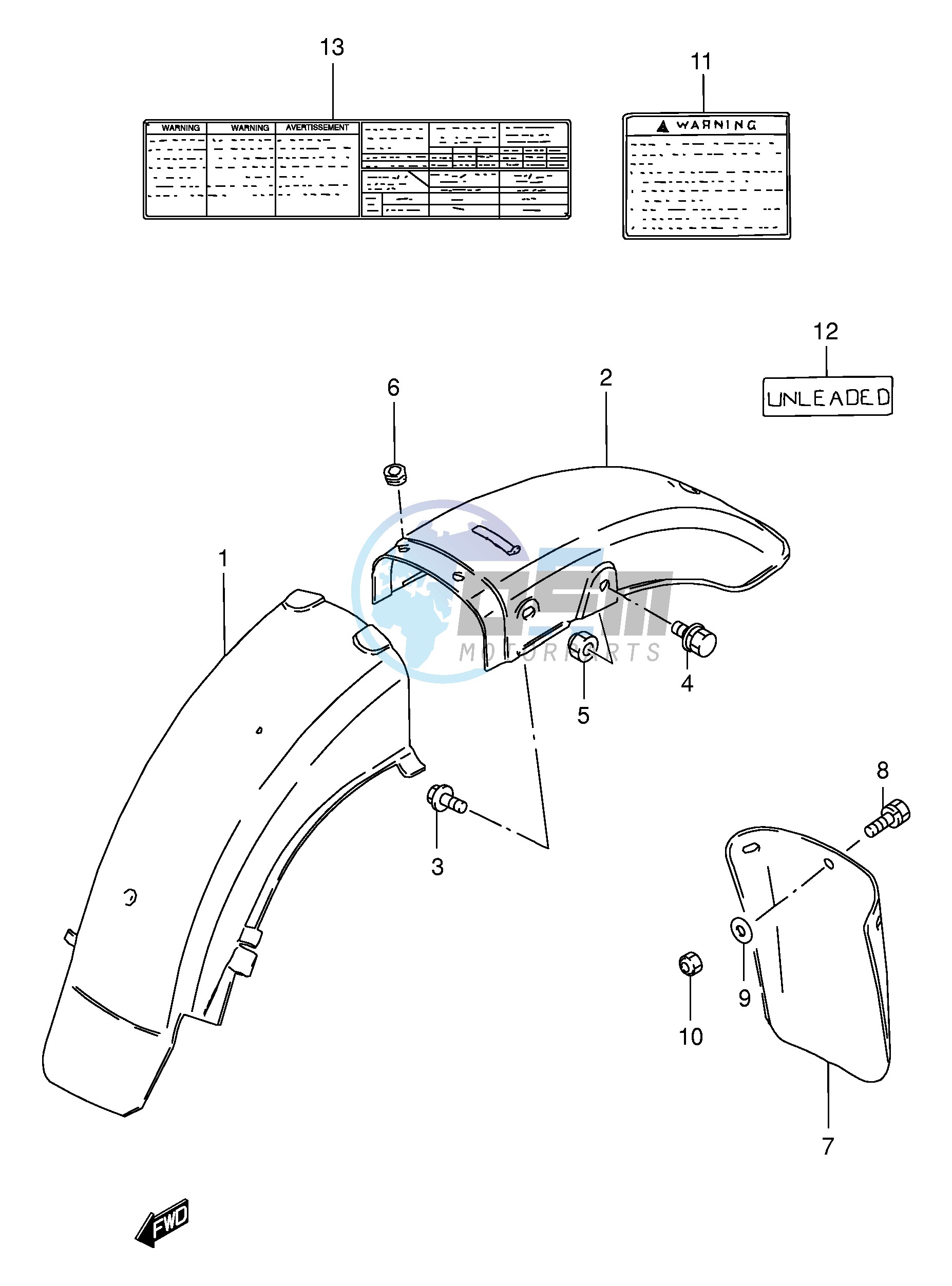 REAR FENDER (MODEL Y)