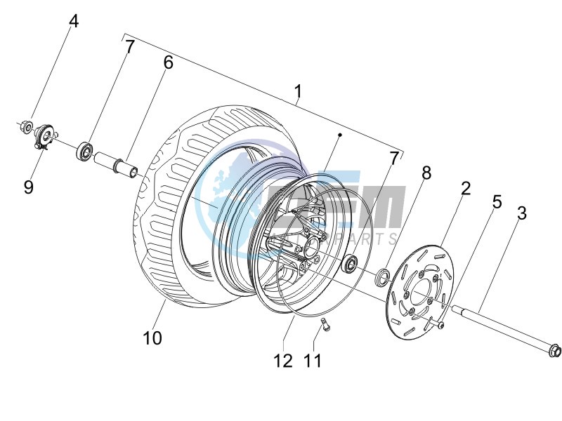 Front wheel