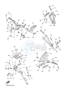 YZF-R6 600 R6 (2CXM 2CXN) drawing STAND & FOOTREST