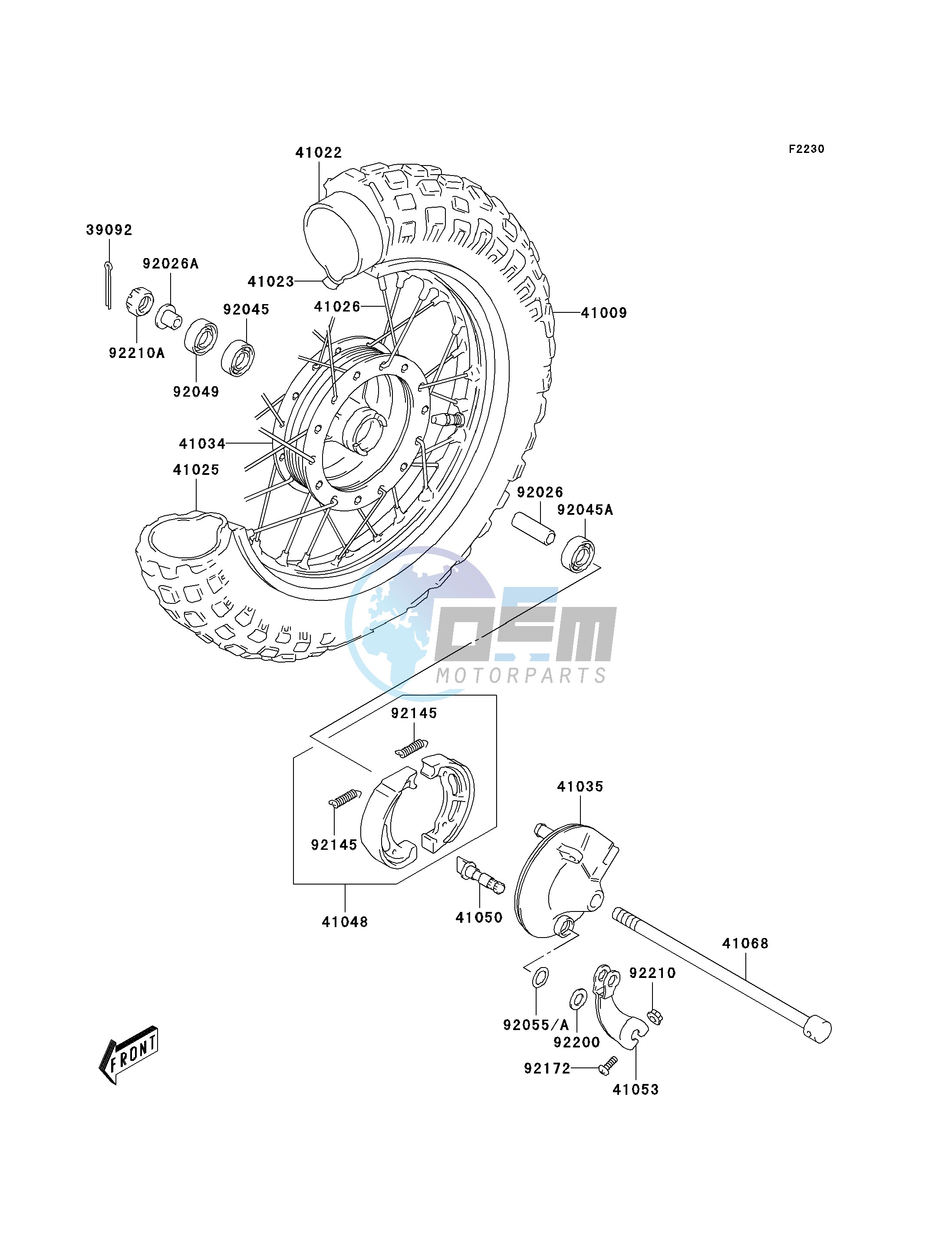 FRONT HUB