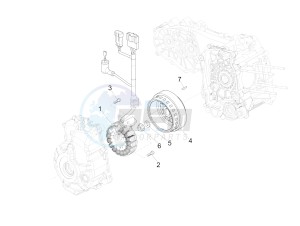 MP3 300 ie E4 LT BUSINESS - SPORT ABS (EMEA) drawing Flywheel magneto