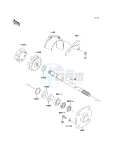 JH 750 E [SS] (E1-E2) [SS] drawing DRIVE SHAFT