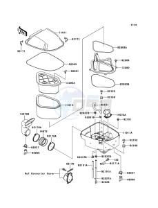 KFX700 KSV700A7F EU drawing Air Cleaner