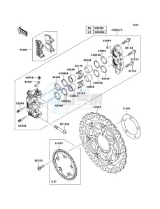 Z750R ABS ZR750PCF UF (UK FA) XX (EU ME A(FRICA) drawing Front Brake