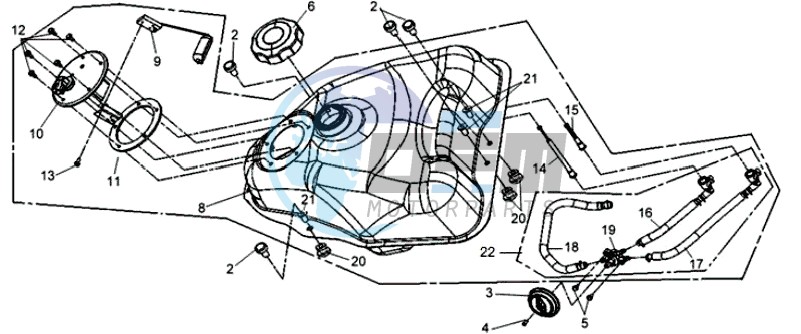 FUEL TANK - FUEL CUT