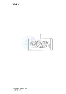 DL1000 (E3-E28) V-Strom drawing GASKET SET