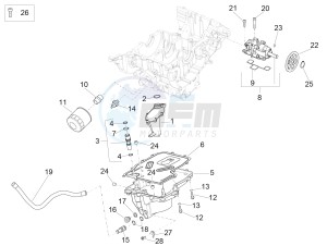 RSV4 1000 RR drawing Lubrication