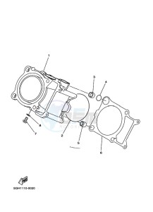 YFM450FWB YFM45KDHK (BJ5C) drawing CYLINDER