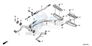 TRX250TMH Europe Direct - (ED) drawing PEDAL/STEP