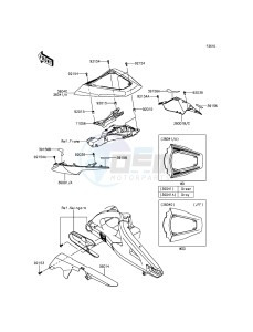 NINJA ZX-10R ZX1000JFF FR XX (EU ME A(FRICA) drawing Side Covers/Chain Cover