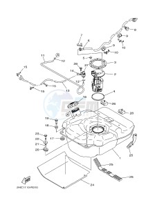 YXZ1000E YXZ10YPXG YXZ1000R EPS (2HC6) drawing FUEL TANK