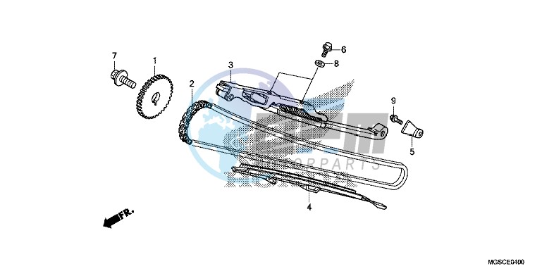 CAM CHAIN/TENSIONER